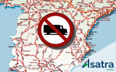 Tráfico publica las restricciones a camiones en España para 2024